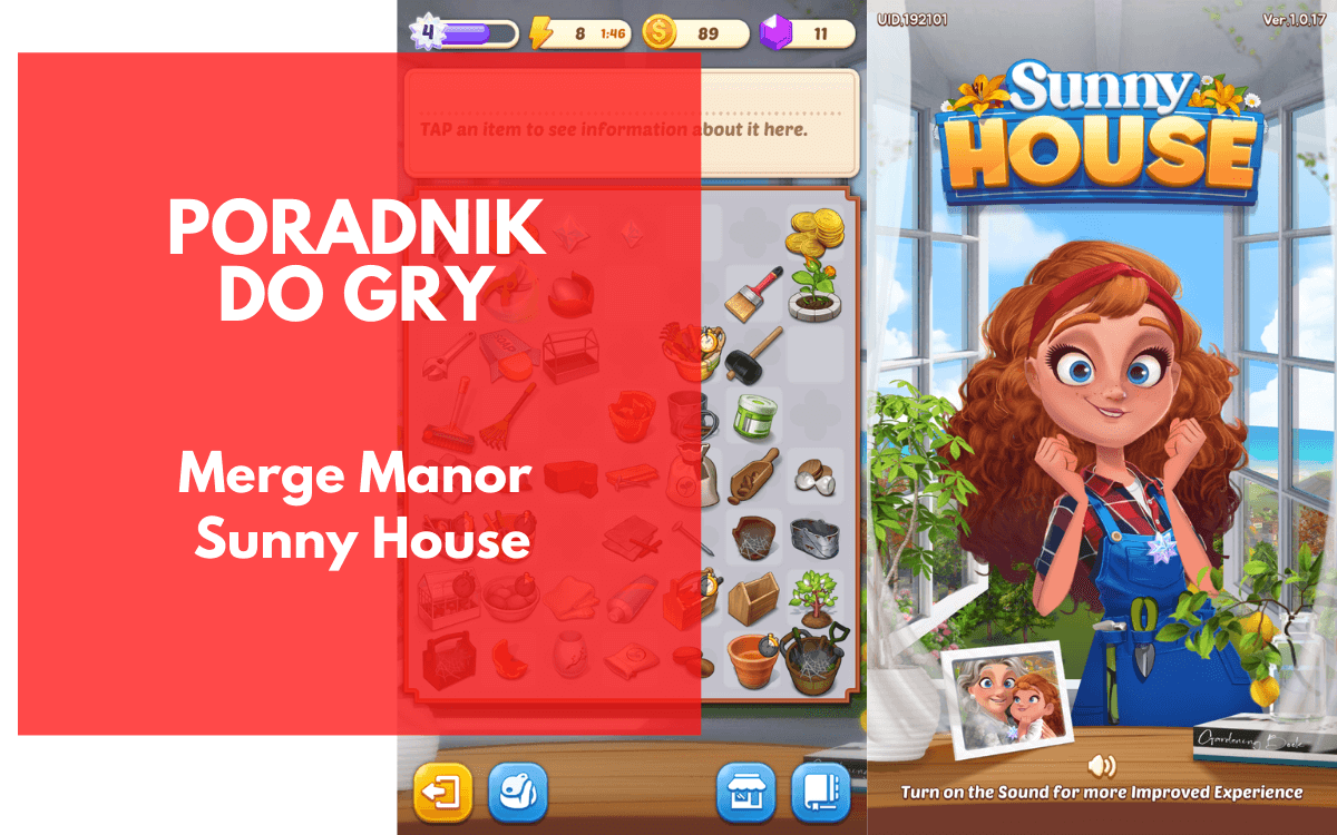 Merge Manor: Sunny House - poradnik dla początkujących - 🌟 Desercik.pl