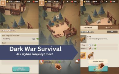 Jak szybko zwiększyć moc w Dark War Survival?